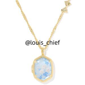 Kendra Scott x LoveShackFancy Daphne Gold Locket Necklace